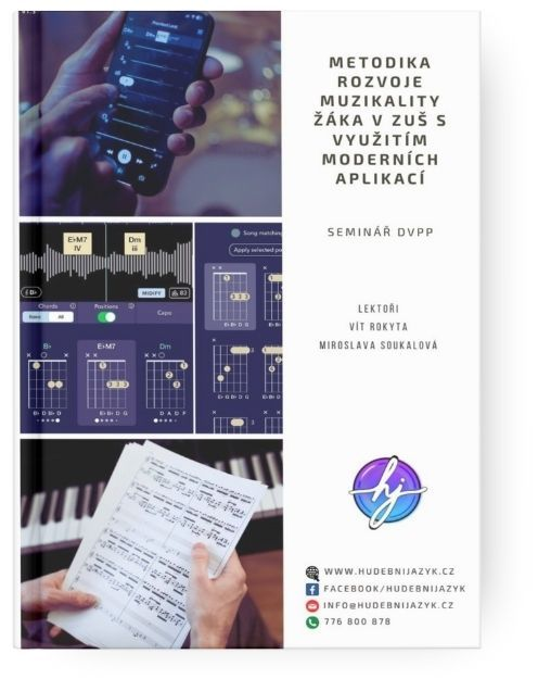 Obálka skript Metodika rozvoje muzikality žáka v ZUŠ s využitím moderních aplikací